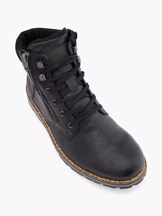 Rieker Schnürboots in schwarz