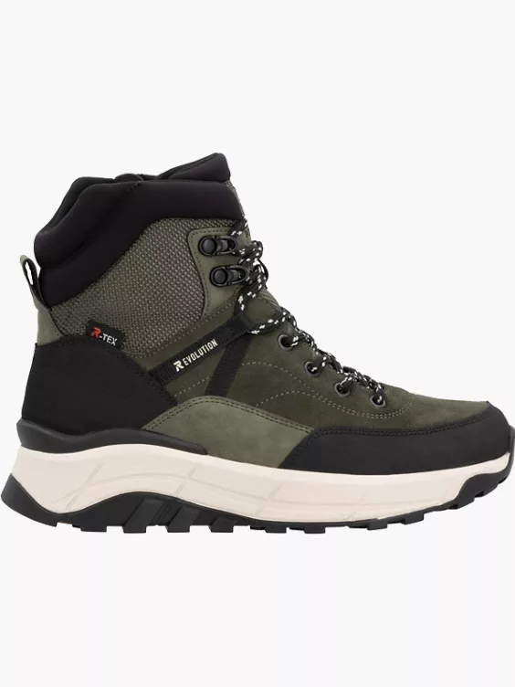 Damen Schnürstiefel in grün