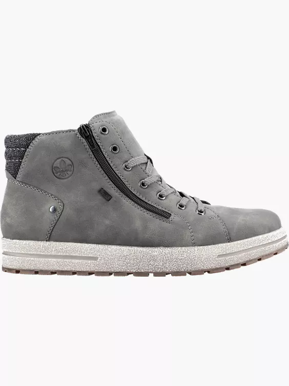 Rieker Herren Schnürstiefel in grau