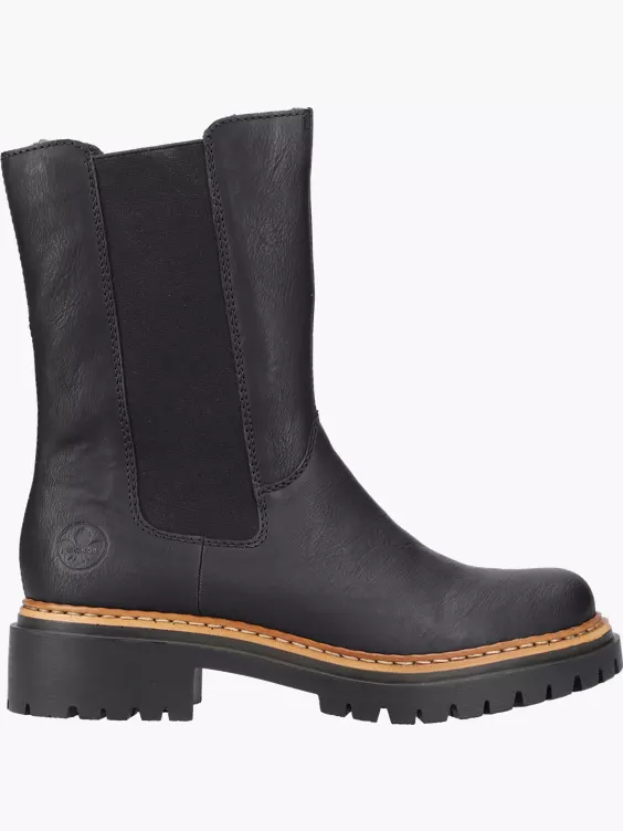 Rieker Damen Chelsea Boots in schwarz