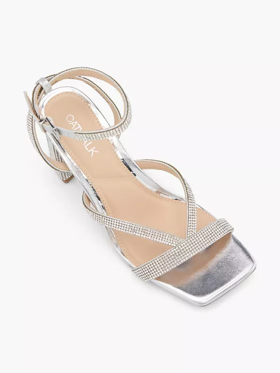 Catwalk Sandalette in silber