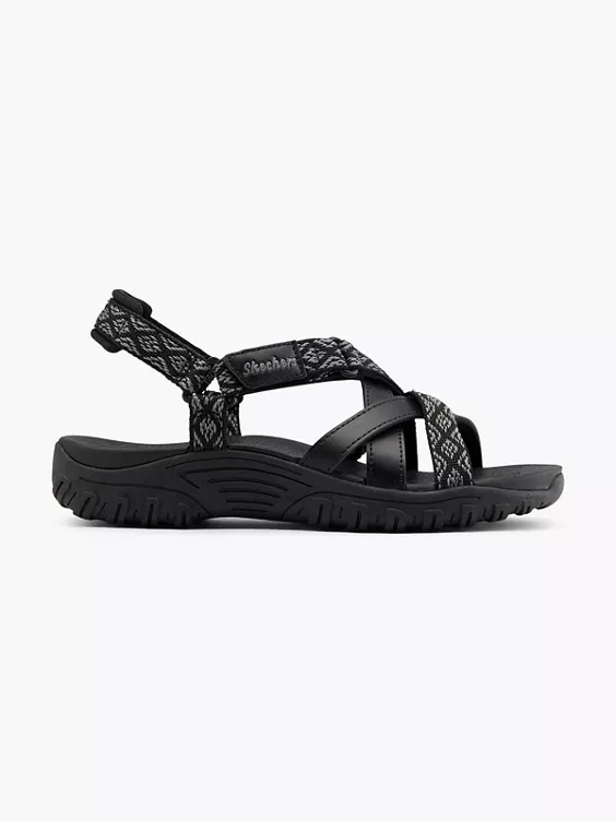Skechers Sandale REGGAELICIOUS in schwarz