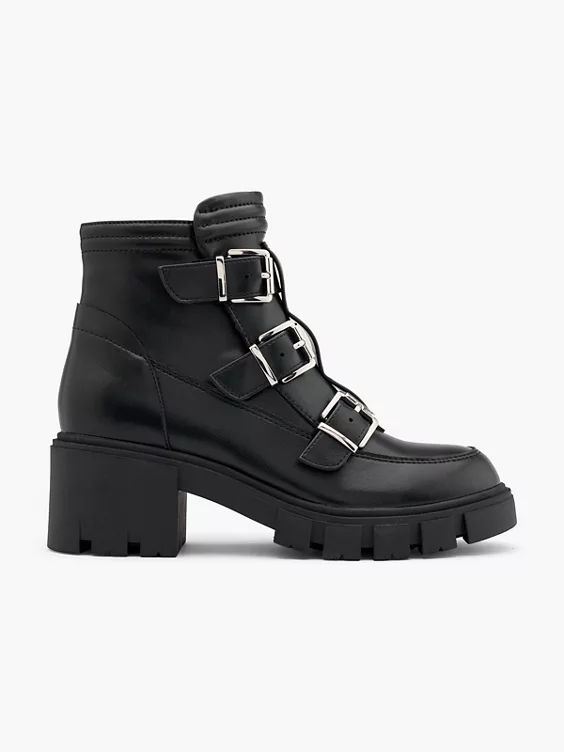 Catwalk Bikerboots in schwarz