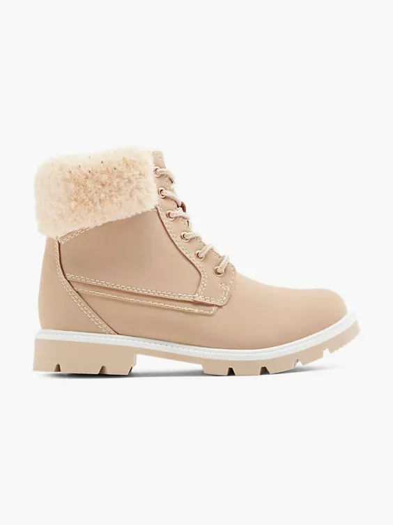 Vty Schnürboots in beige