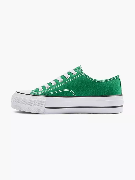 Vty Platform Sneaker in grün