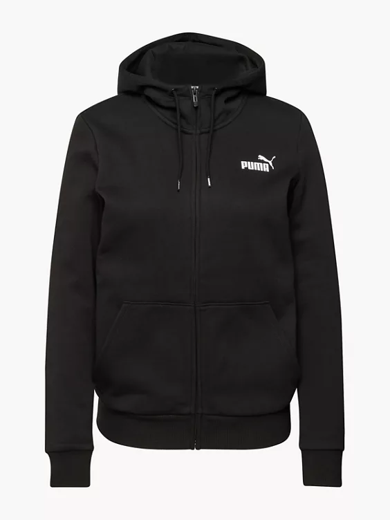 PUMA Trainingsjacke in schwarz