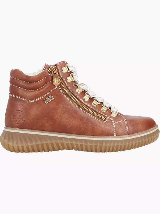 Rieker Damen Schnürstiefel in braun