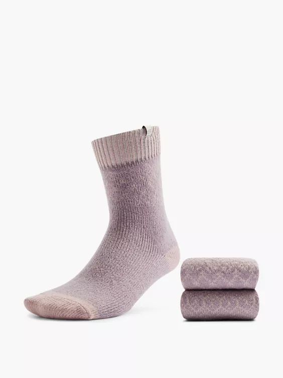 Skechers 2er Pack Socken in rosa