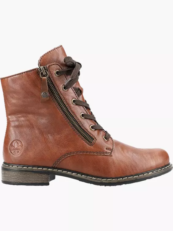 Rieker Damen Schnürstiefel in braun