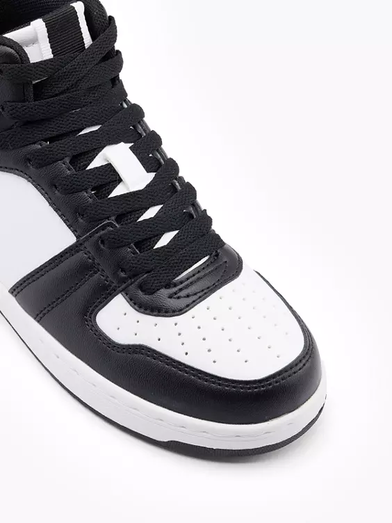 Graceland Hoher Sneaker in schwarz