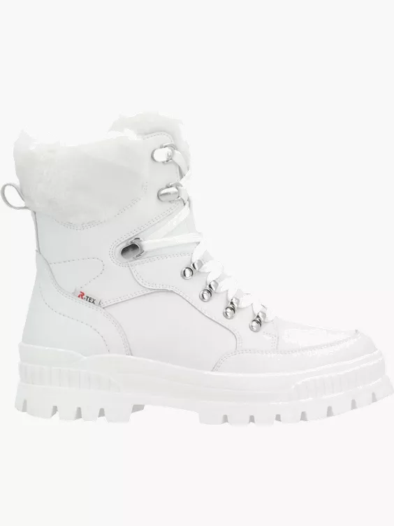 Damen Schnürstiefel in weiß