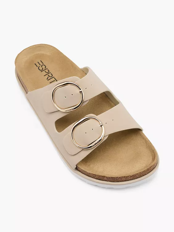 ESPRIT Pantolette in cognac