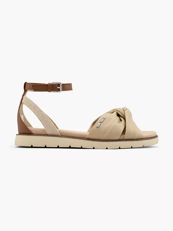 TOM TAILOR Sandale in sand