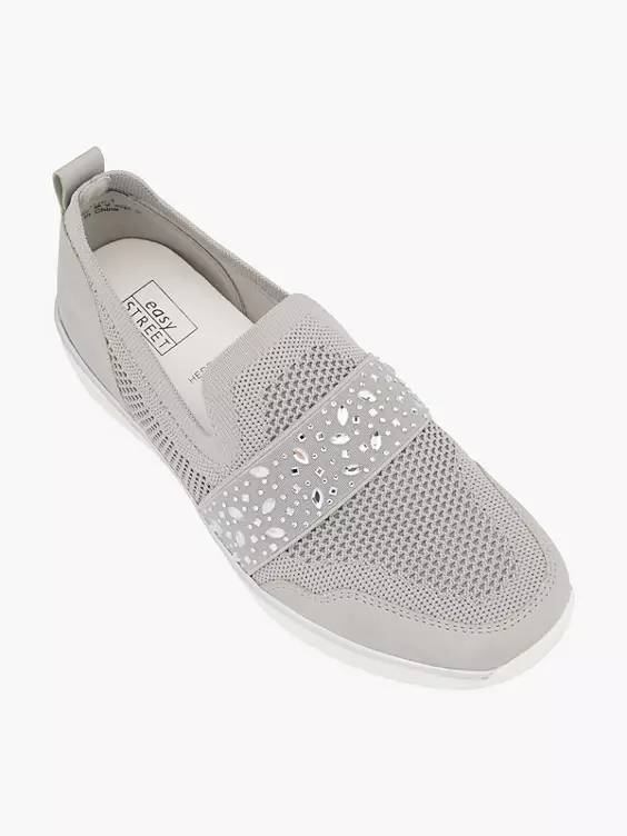 Easy Street Komfort Slipper in grau