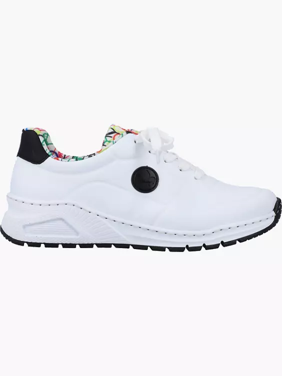 Rieker Damen Sneaker Low in weiß