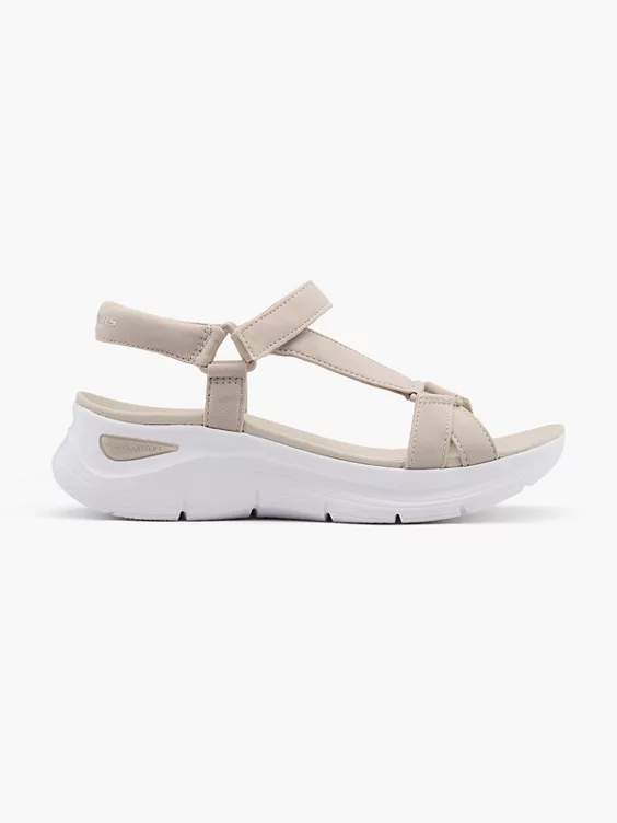 Skechers Keilsandalette in taupe