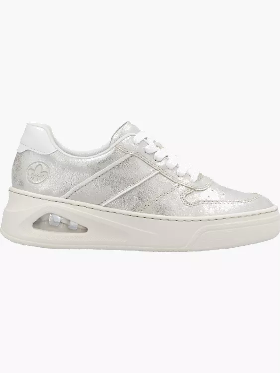 Rieker Damen Sneaker Low in silber