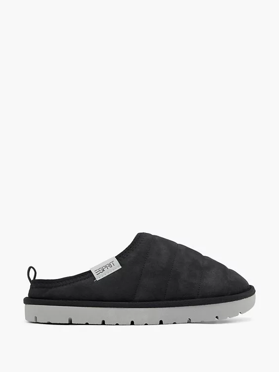 ESPRIT Hausschuh in schwarz