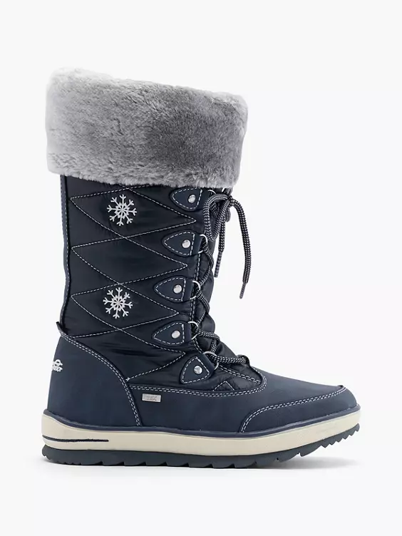 TOM TAILOR Schneestiefel in blau