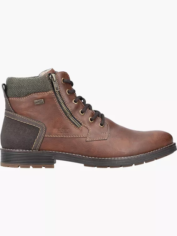 Rieker Herren Schnürstiefel in braun