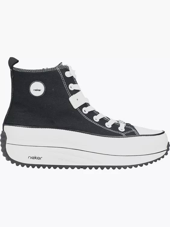 Damen Sneaker High in schwarz
