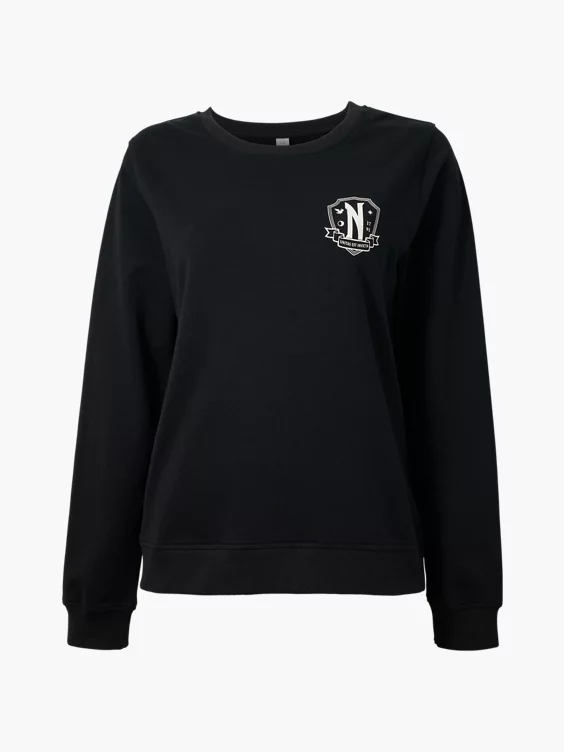 Wednesday Sweatshirt in schwarz