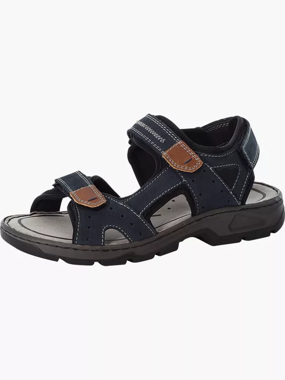 Rieker Herren Trekkingsandalen in blau