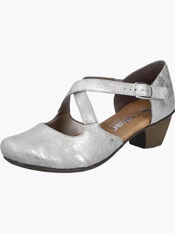 Rieker Damen Pumps in silber