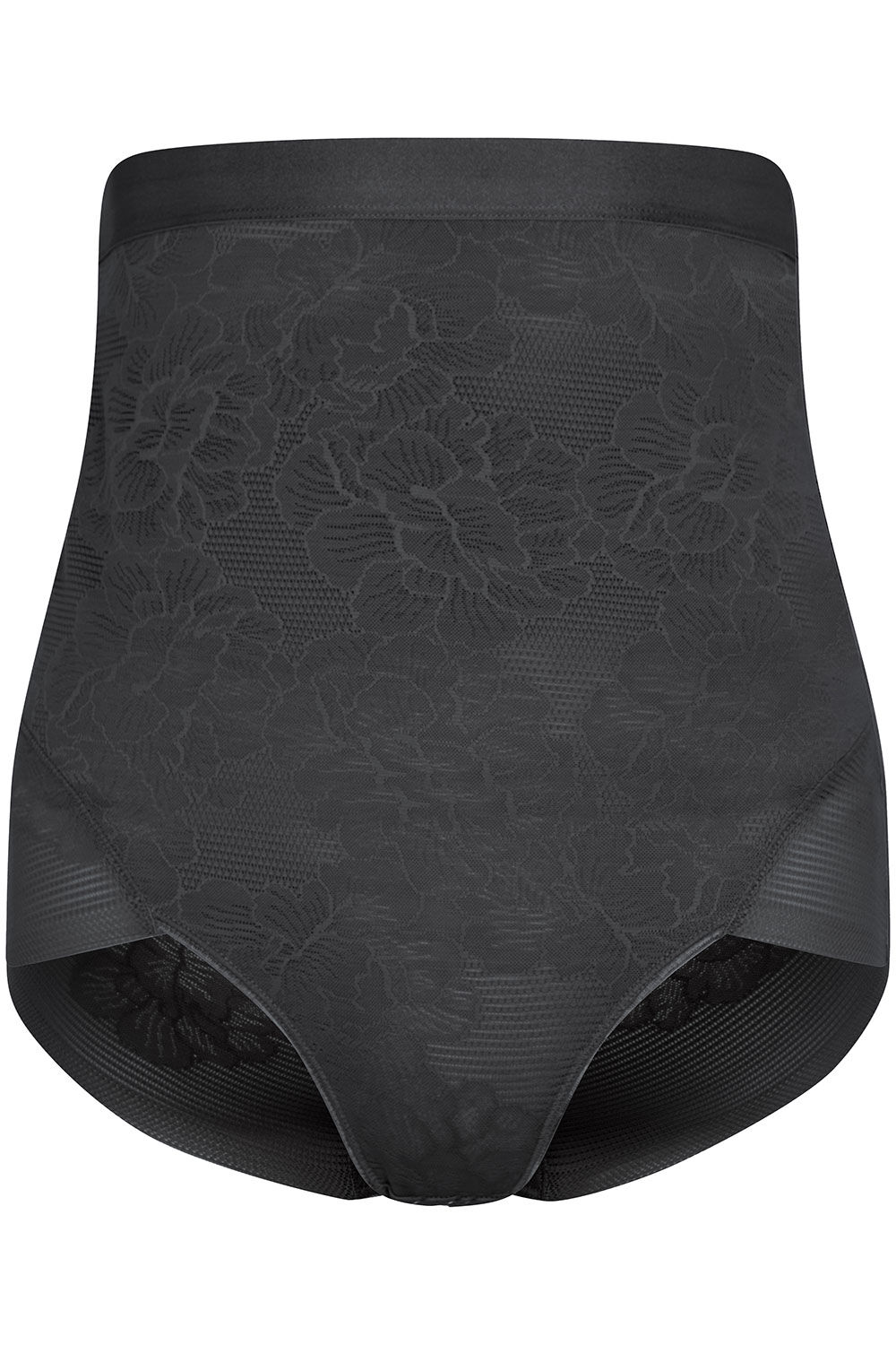 Jacquard Floral High Waisted Control Briefs