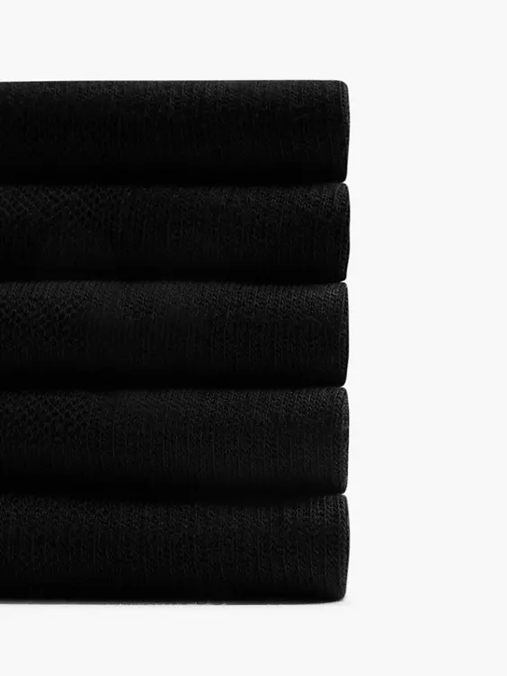 Skechers 5er Pack Sneakersocken in schwarz