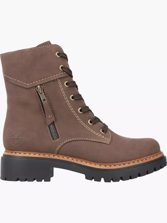 Rieker Damen Biker Boots in braun