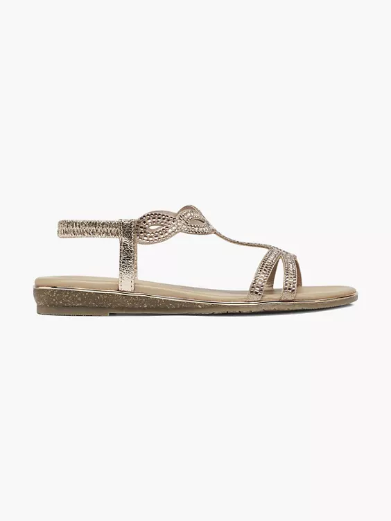 Graceland Sandale in rosegold