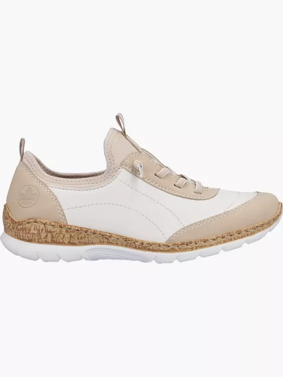 Rieker Damen Slipper in weiß