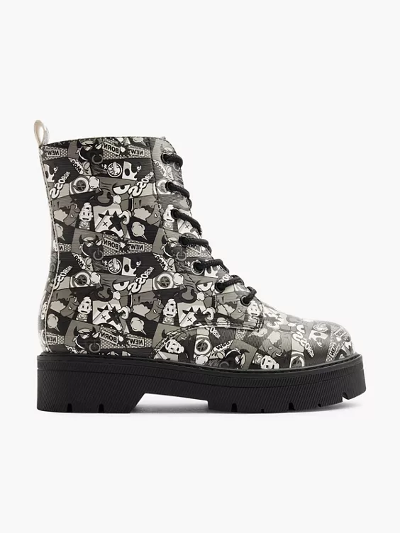 Graceland Schnürboots in grau