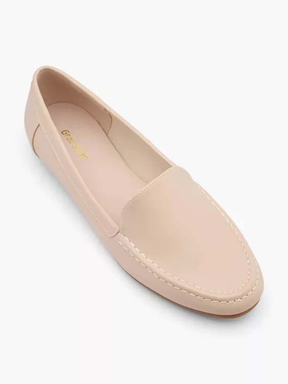 Graceland Mokassin in creme
