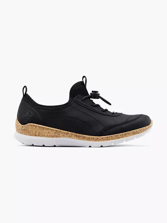 Rieker Slipper in schwarz