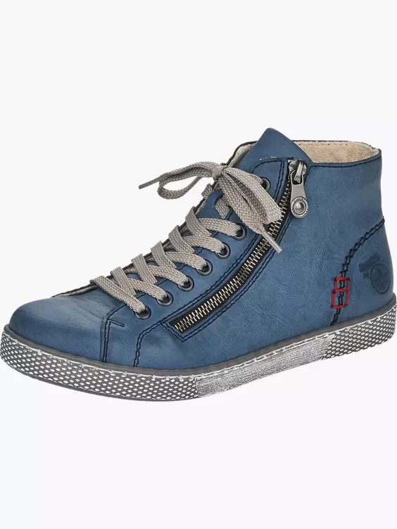 Rieker Damen Schnürschuhe in blau
