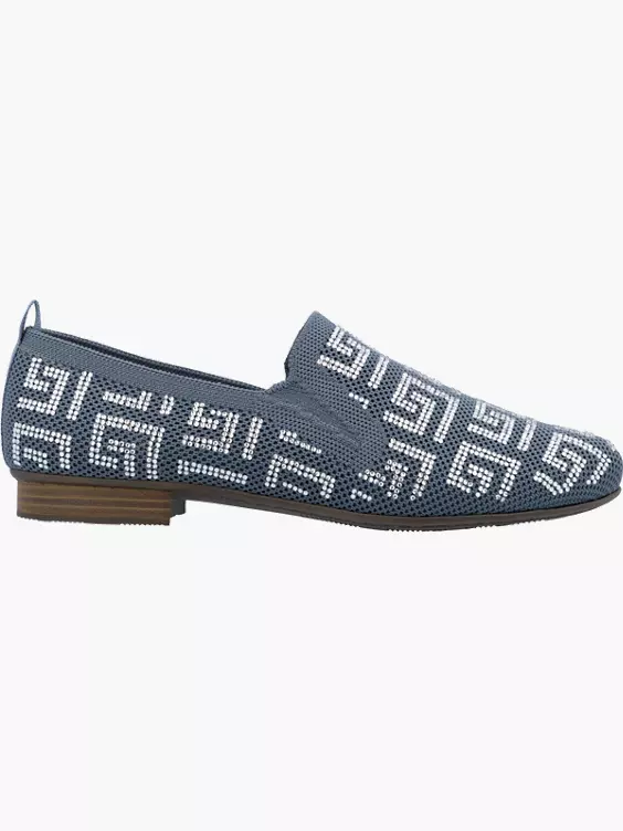 Rieker Damen Ballerinas in blau