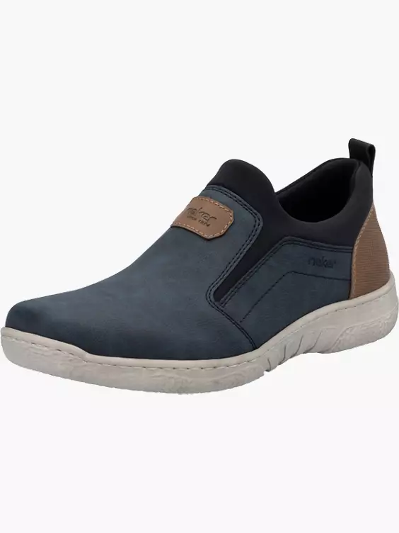 Rieker Herren Slipper in blau