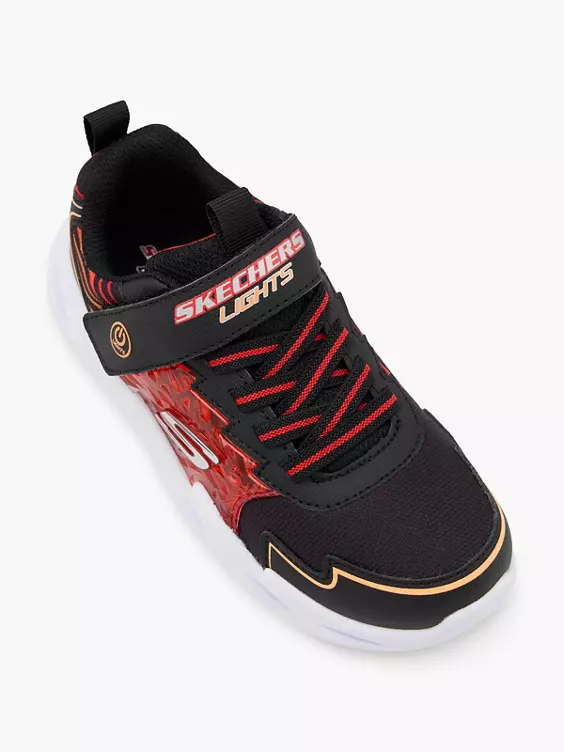 Skechers Sneaker SHARK BOTS - mit Licht in schwarz