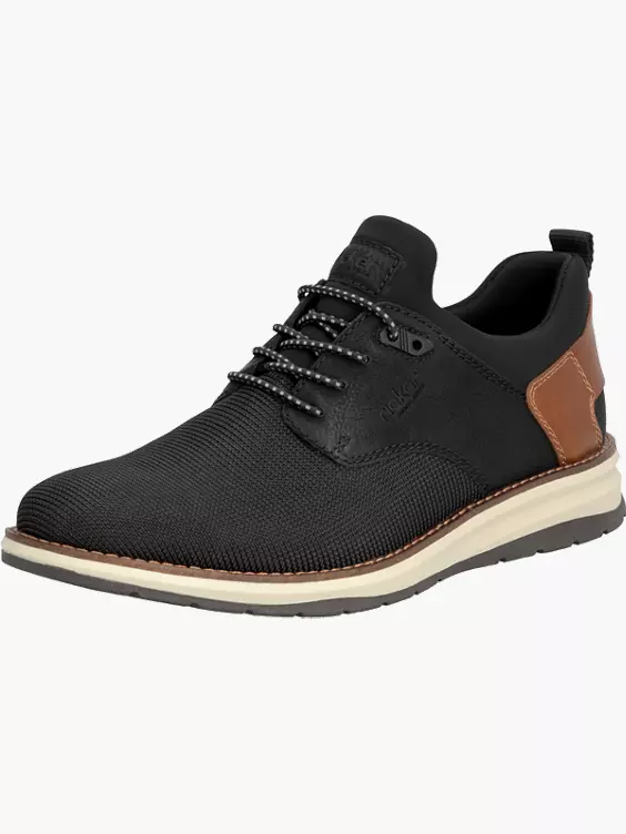 Rieker Herren Slipper in schwarz