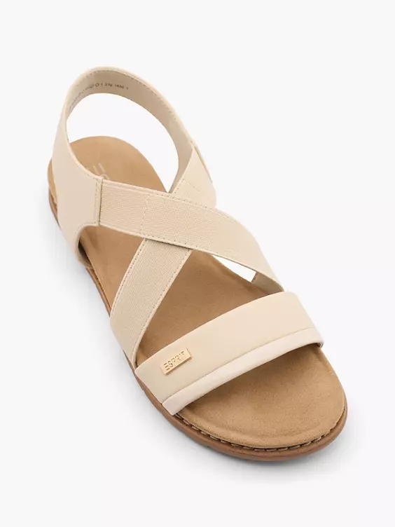 ESPRIT Sandale in beige