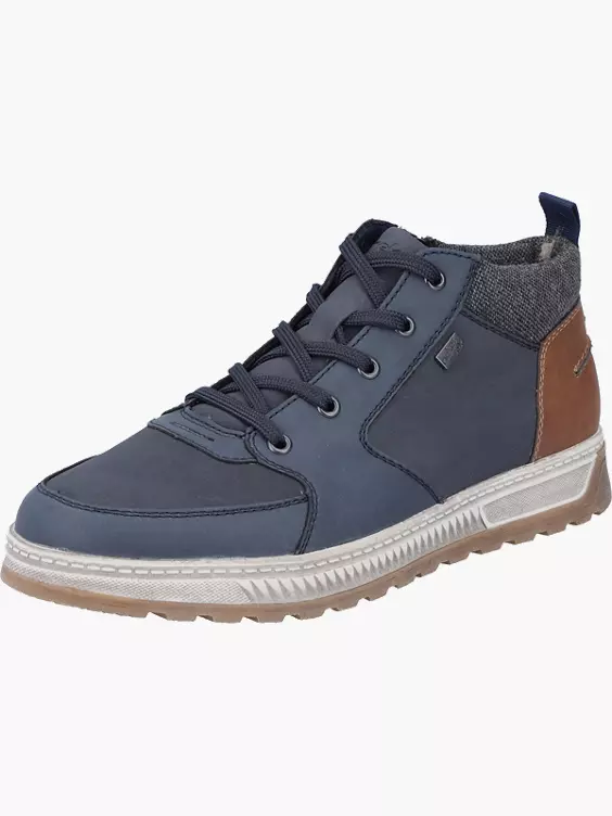 Rieker Herren Schnürstiefel in blau