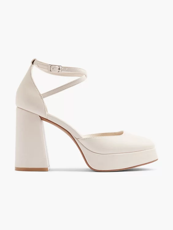 Catwalk Spangenpumps in beige
