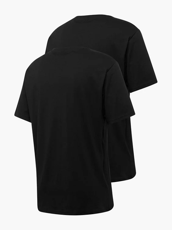 Champion 2er Pack T-Shirts in schwarz