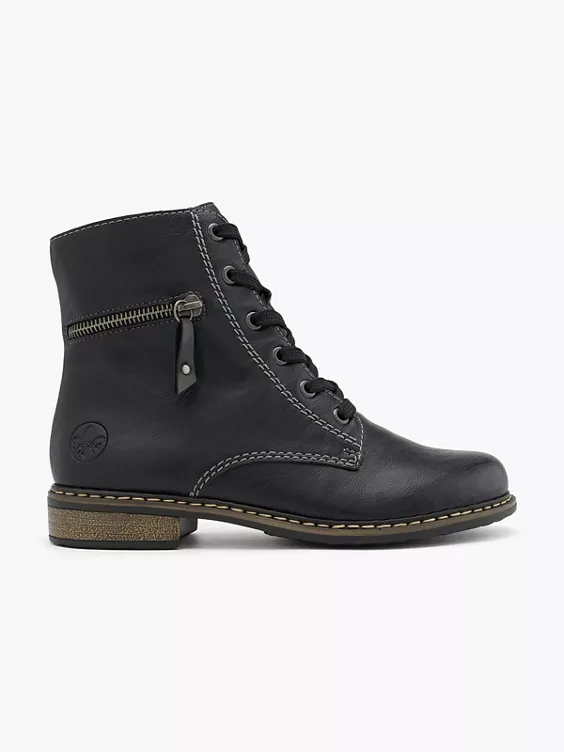 Rieker Schnürboots in schwarz