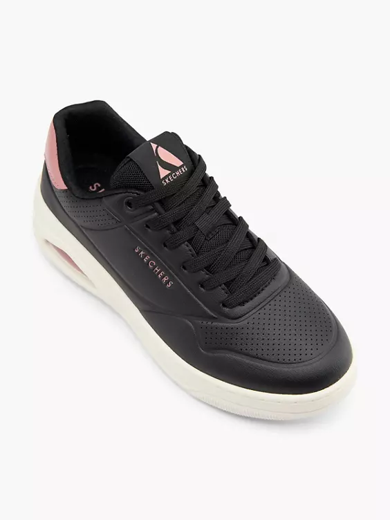 Skechers Chunky Sneaker UNO COURT - FAST BREAK in schwarz