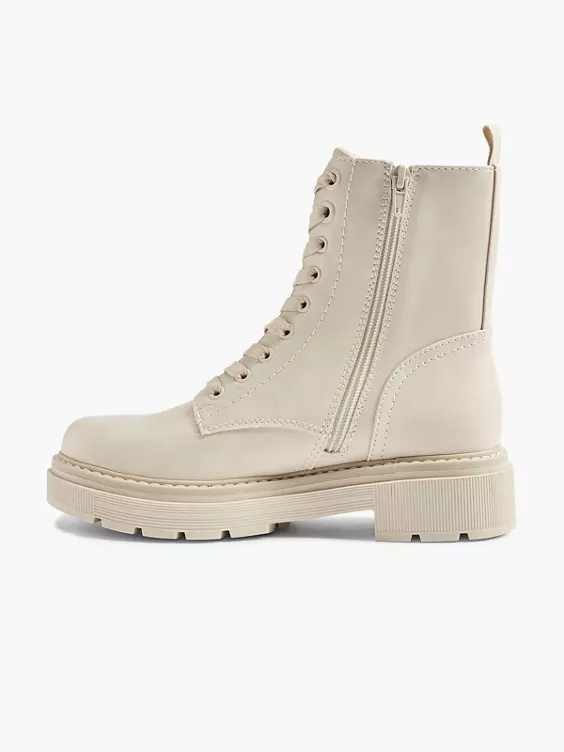 Graceland Schnürboots in beige