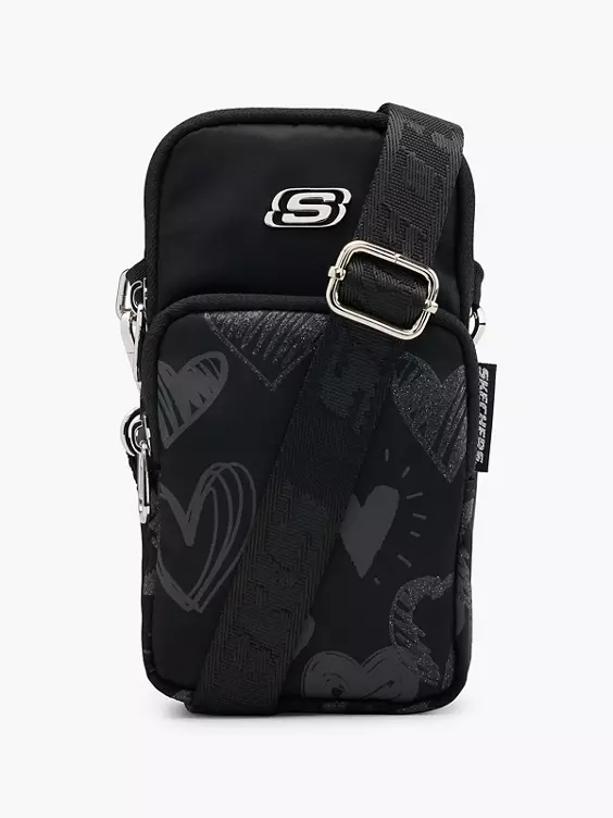 Skechers Handytasche in schwarz