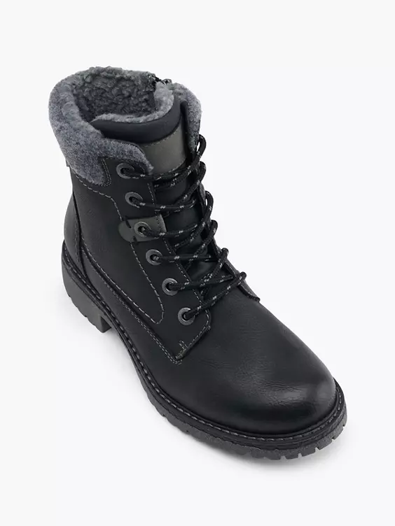 Easy Street Komfort Schnürboots in schwarz